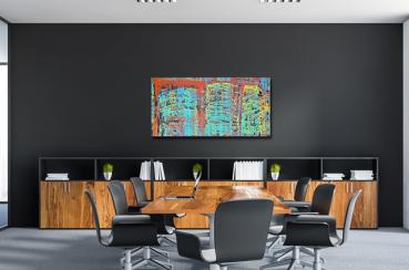 Art original conference room- abstract 1303
